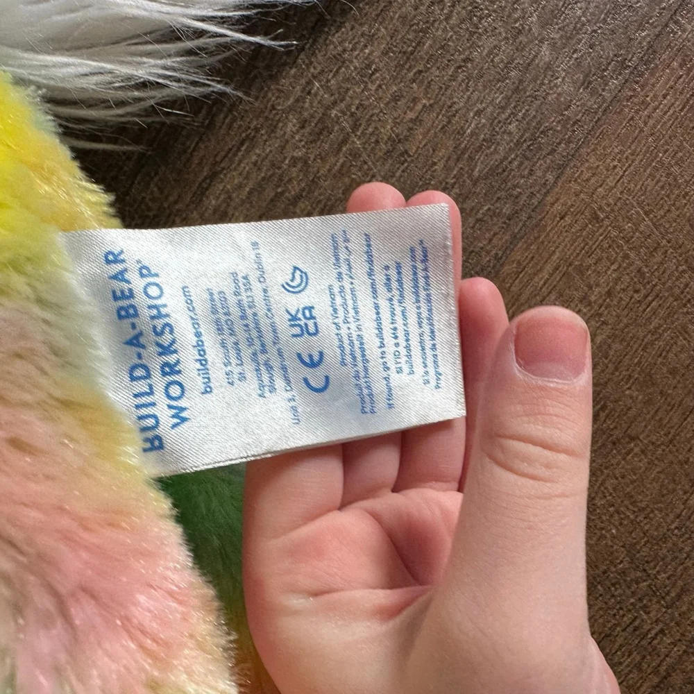 Build-A-Bear Workshop Rainbow Unicorn Stuffed Animal Retired Easter